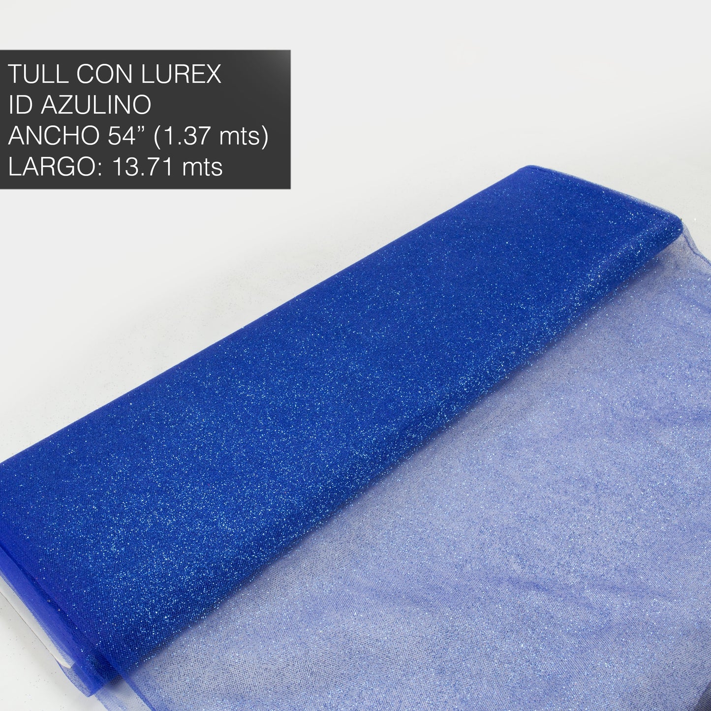 TULL BRILLANTE AZULINO