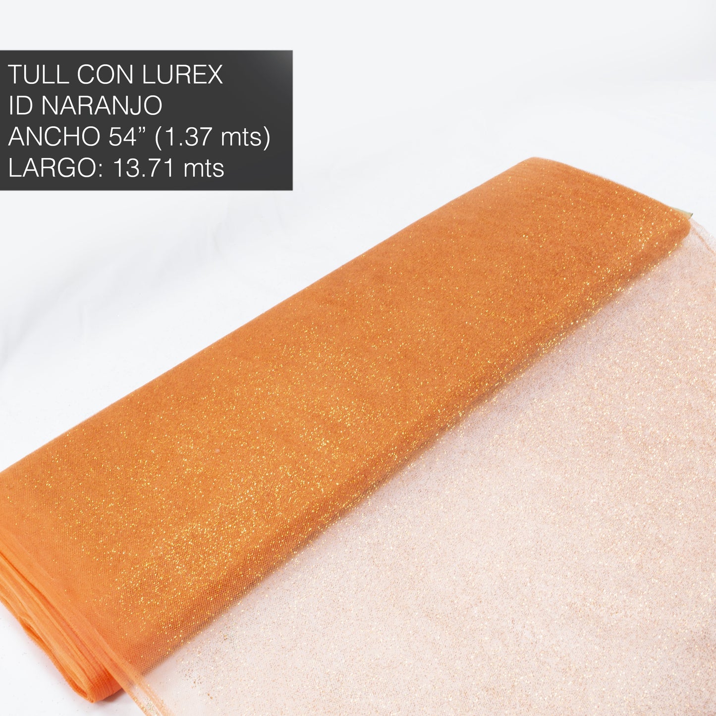 TULL BRILLANTE NARANJO