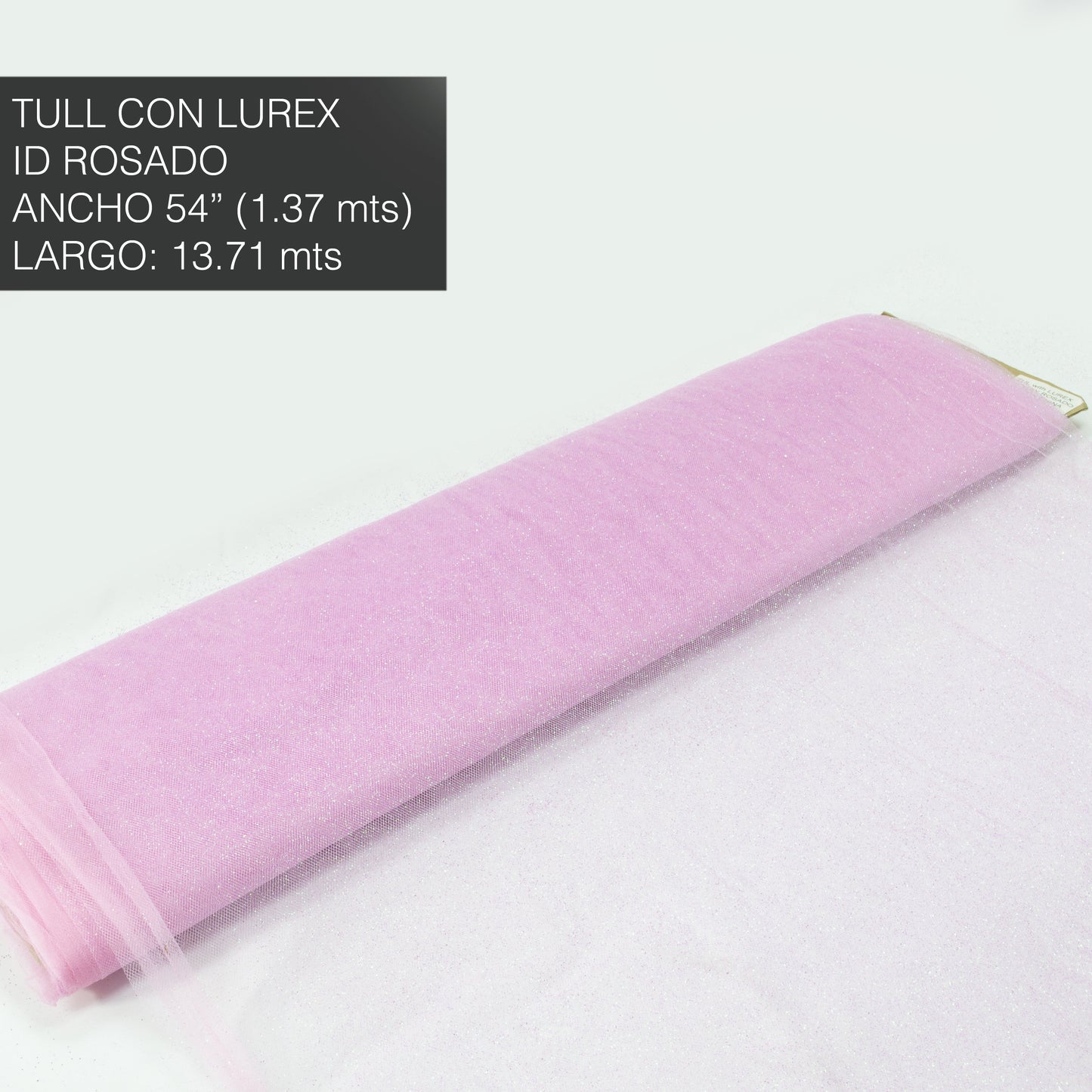 TULL BRILLANTE ROSADO