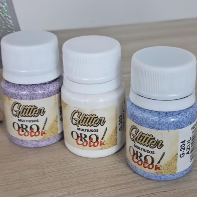 GEL GLITTER MULTIUSOS PARA TELAS 30 ML