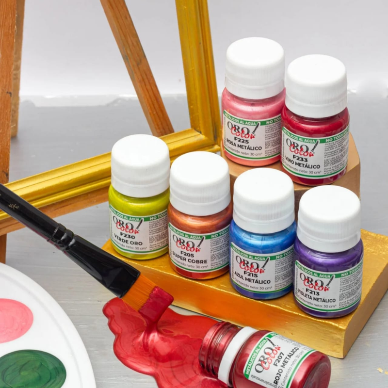 PINTURA METALIZADA AL AGUA 30ML