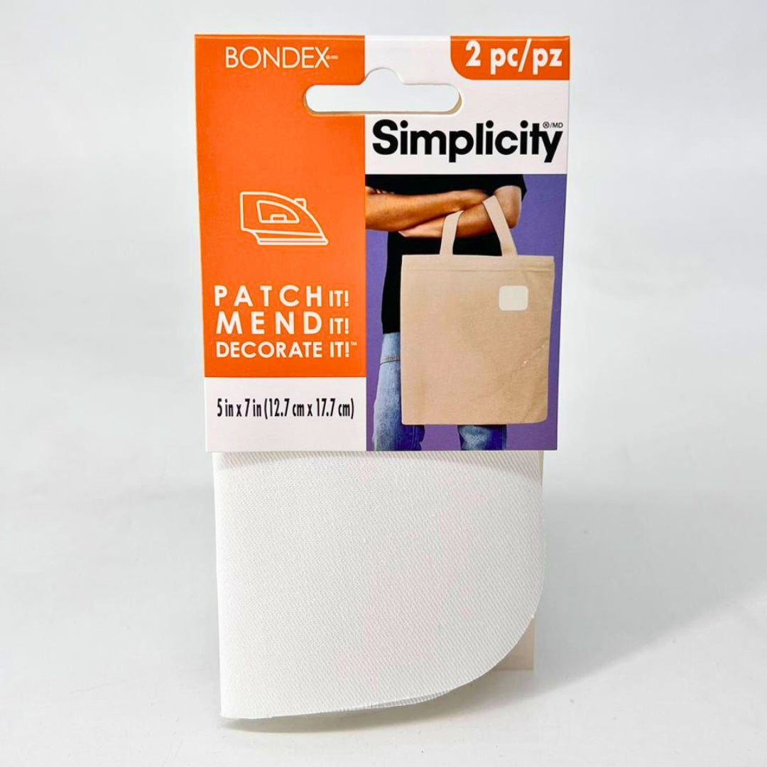 2 PARCHES BLANCO 240008030BW 12.7 CM X 17.7 CM