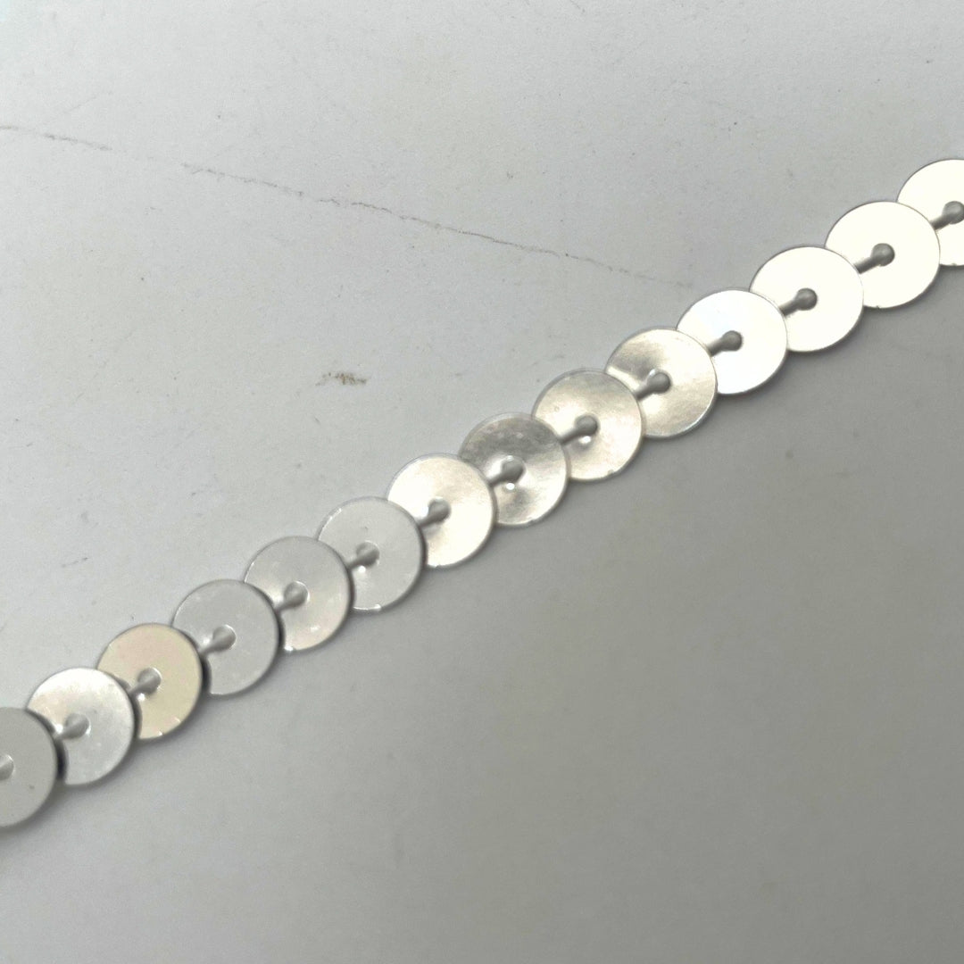 Lentejuela Simple Plata - 6.35MM 9.14 MTS - 1832124070