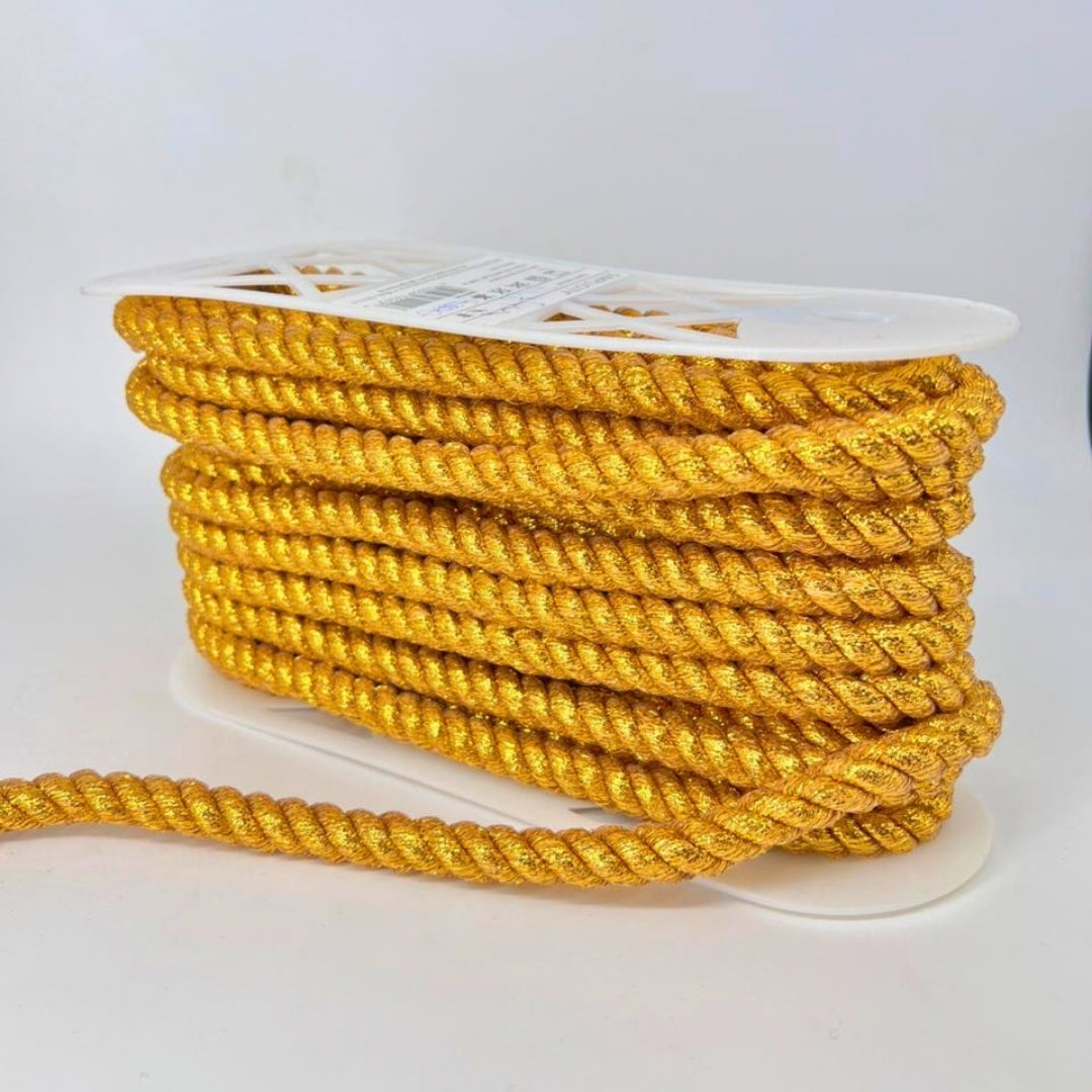 CORDON TORCIDO LUREX DORADO 12.7 MM 10.97 MTS 1868781046