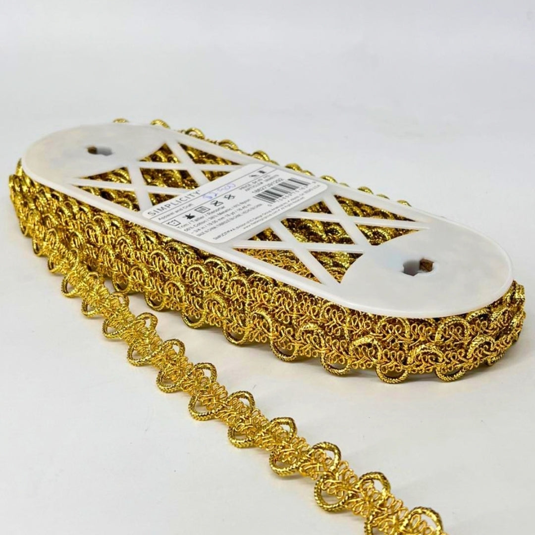 PASAMANERIA METAL DORADA 19.05 MM 16.45 MTS 18627391292