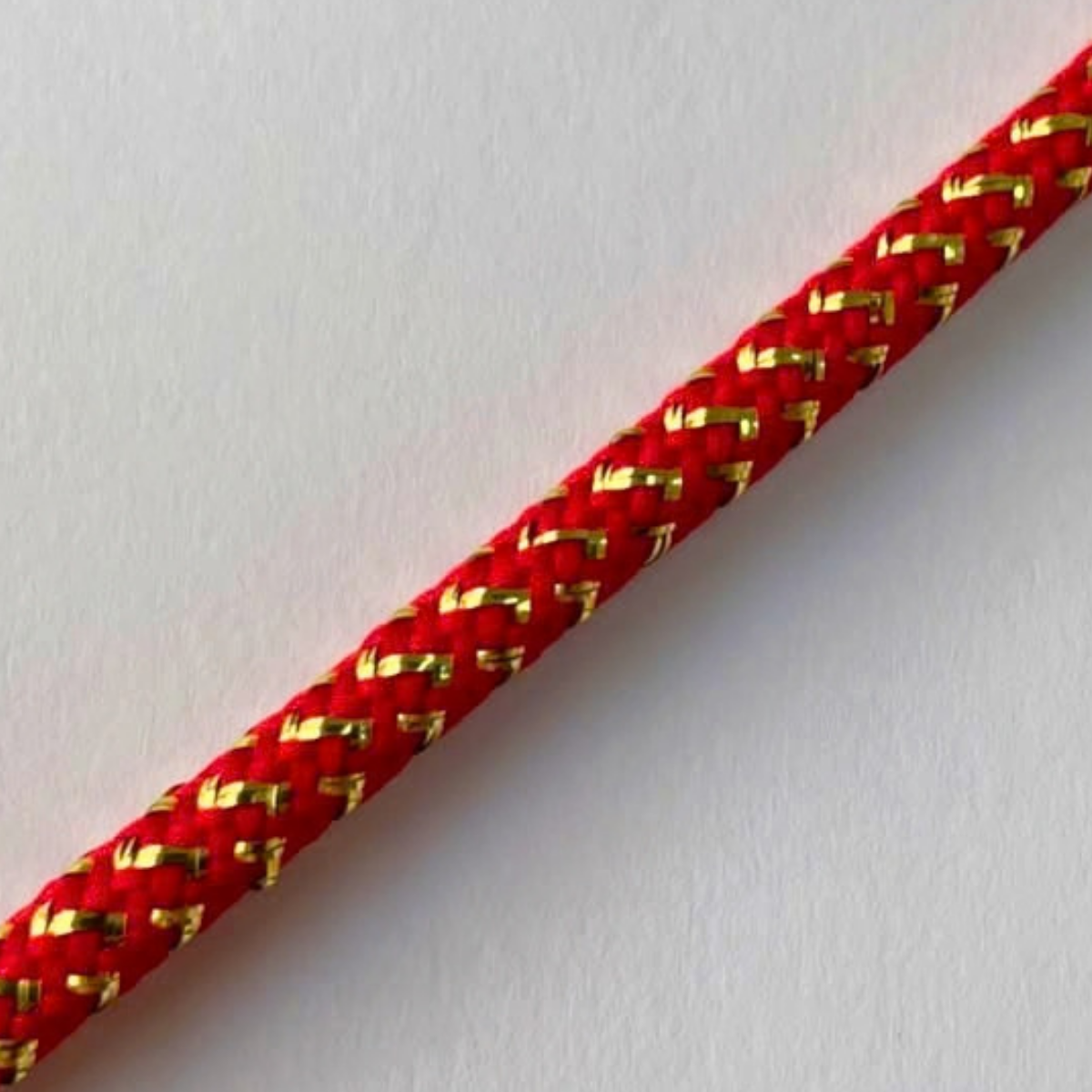 CORDON N005 ROJO LUREX DORADO - 50 MTS
