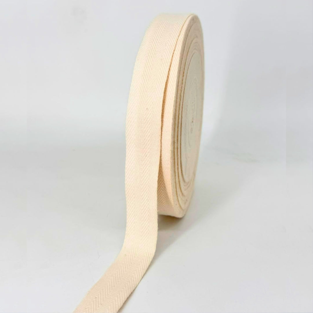 CINTA ESPIGA ALGODON 25MM - 50 MTS