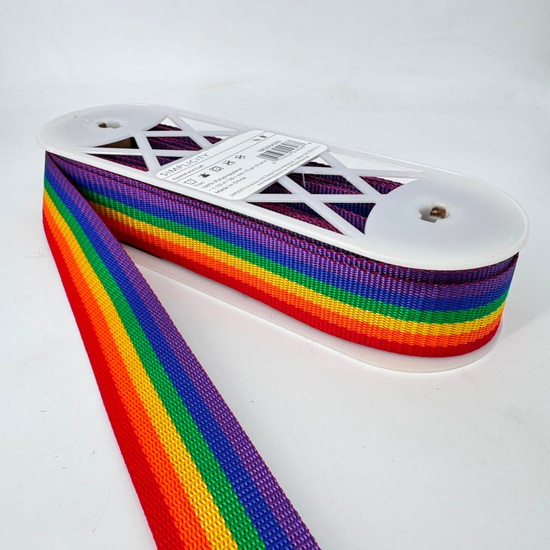 HUINCHA MOCHILA RAINBOW - 38MM 9.14MTS