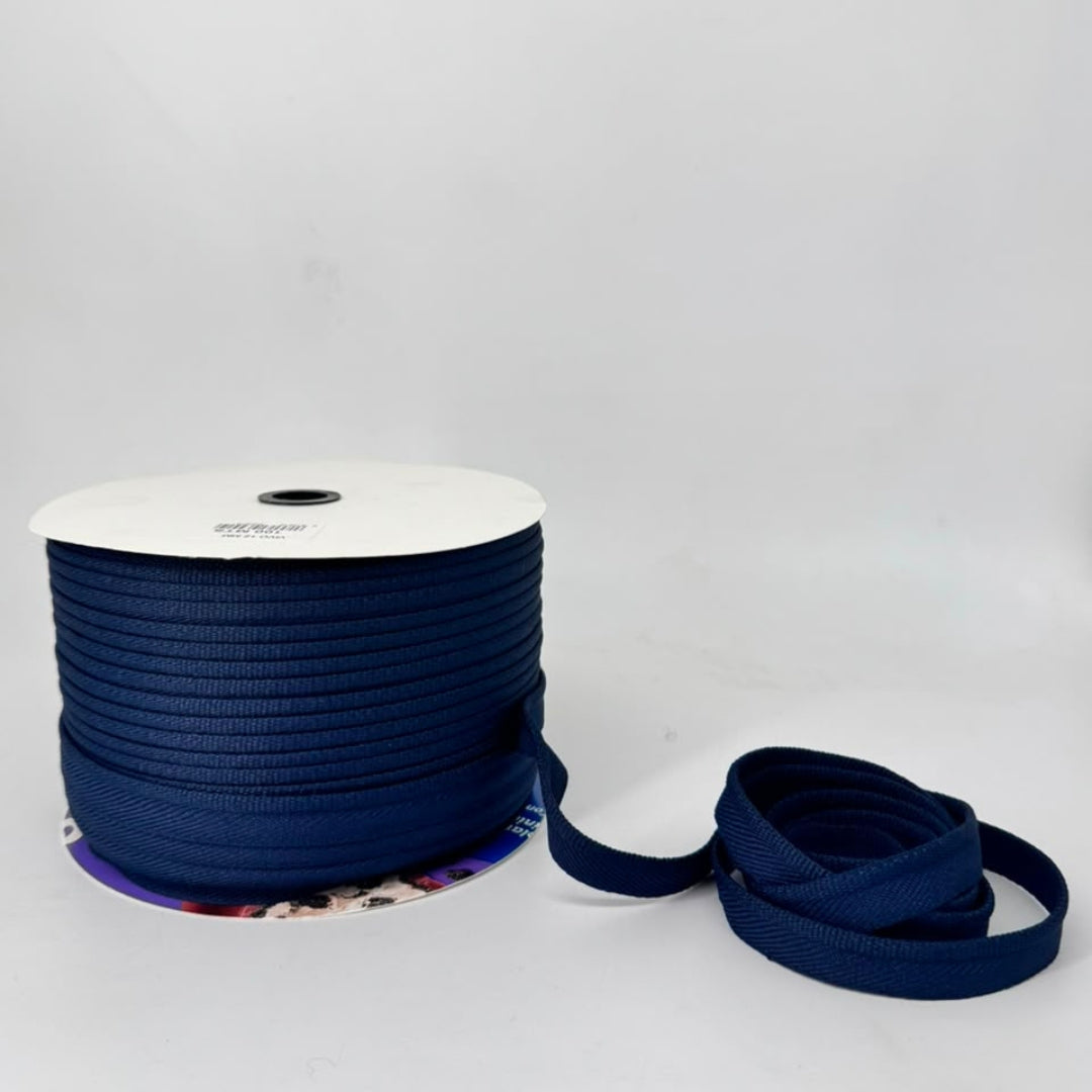 CINTA VIVO AZUL MARINO 12 MM - 100 MTS