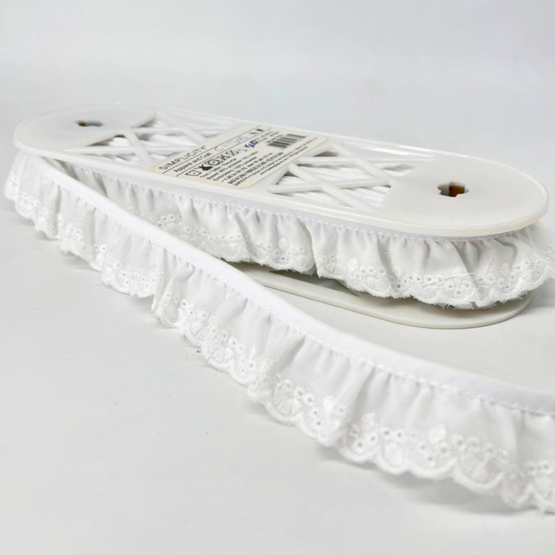 BRODERIE RECOGIDO BLANCO - 31.75 MM 9.1 MTS 1862461030