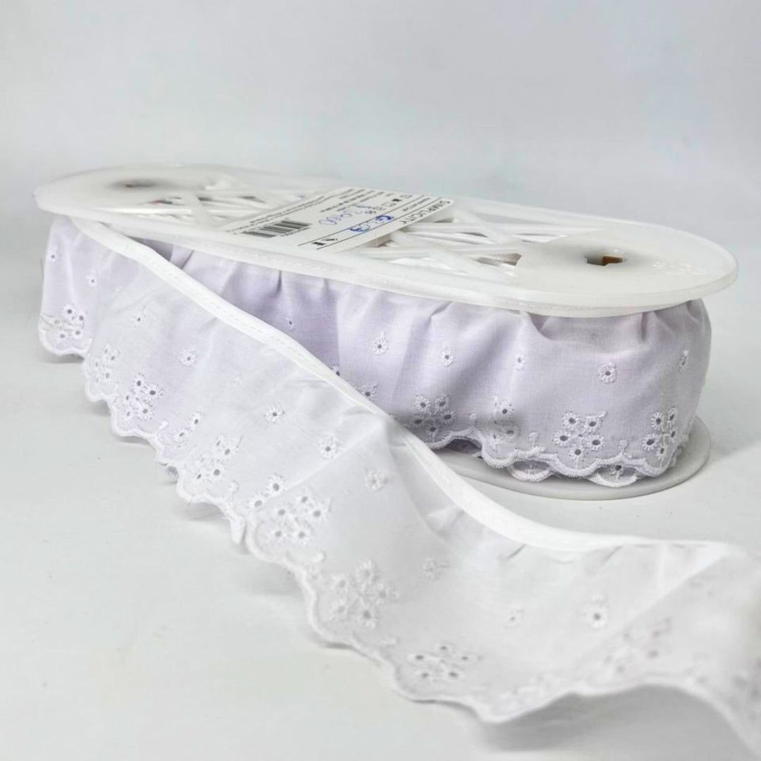 BRODERIE RECOGIDO BLANCO - 50.8 MM 9.14 MTS 1862470030J