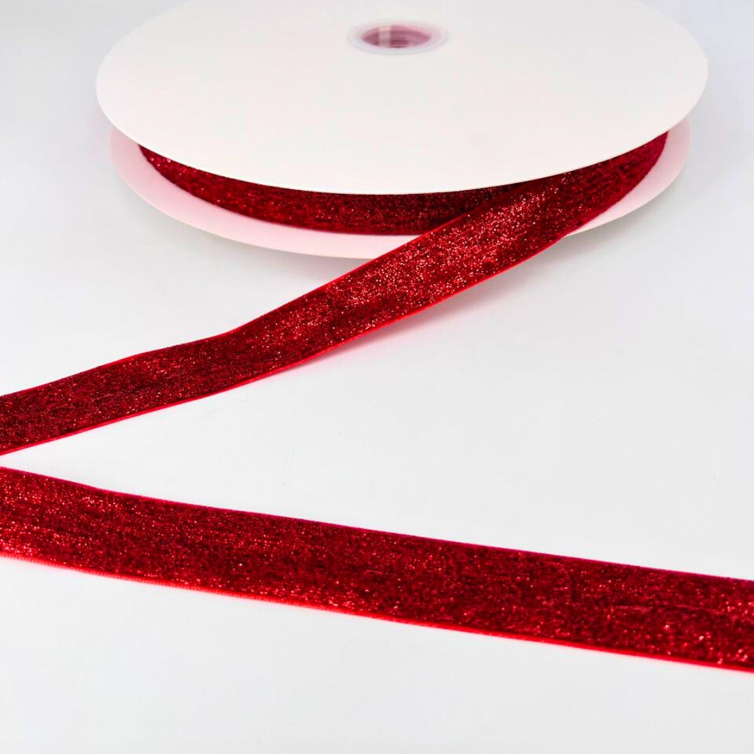 CINTA SHIMMER ROJO 25MM x 45.7MTS - 1 UNID