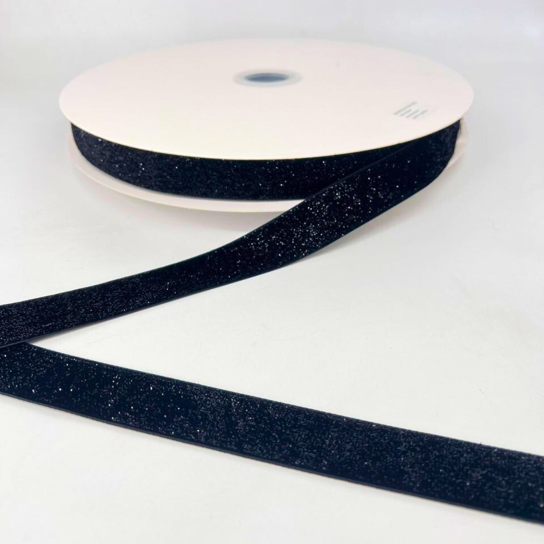 CINTA SHIMMER NEGRO 25MM x 45.7MTS - 1 UNID
