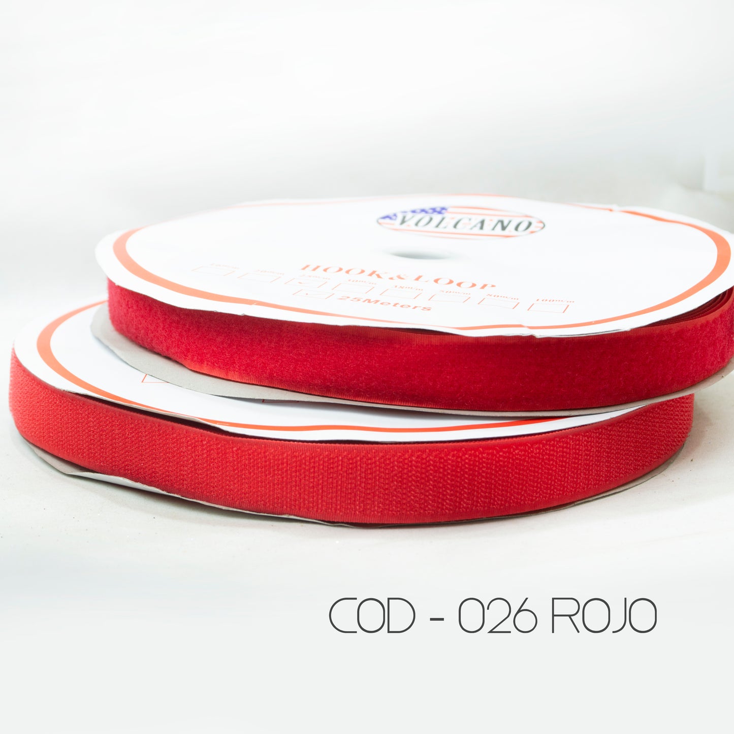 VELCRO ROJO 026