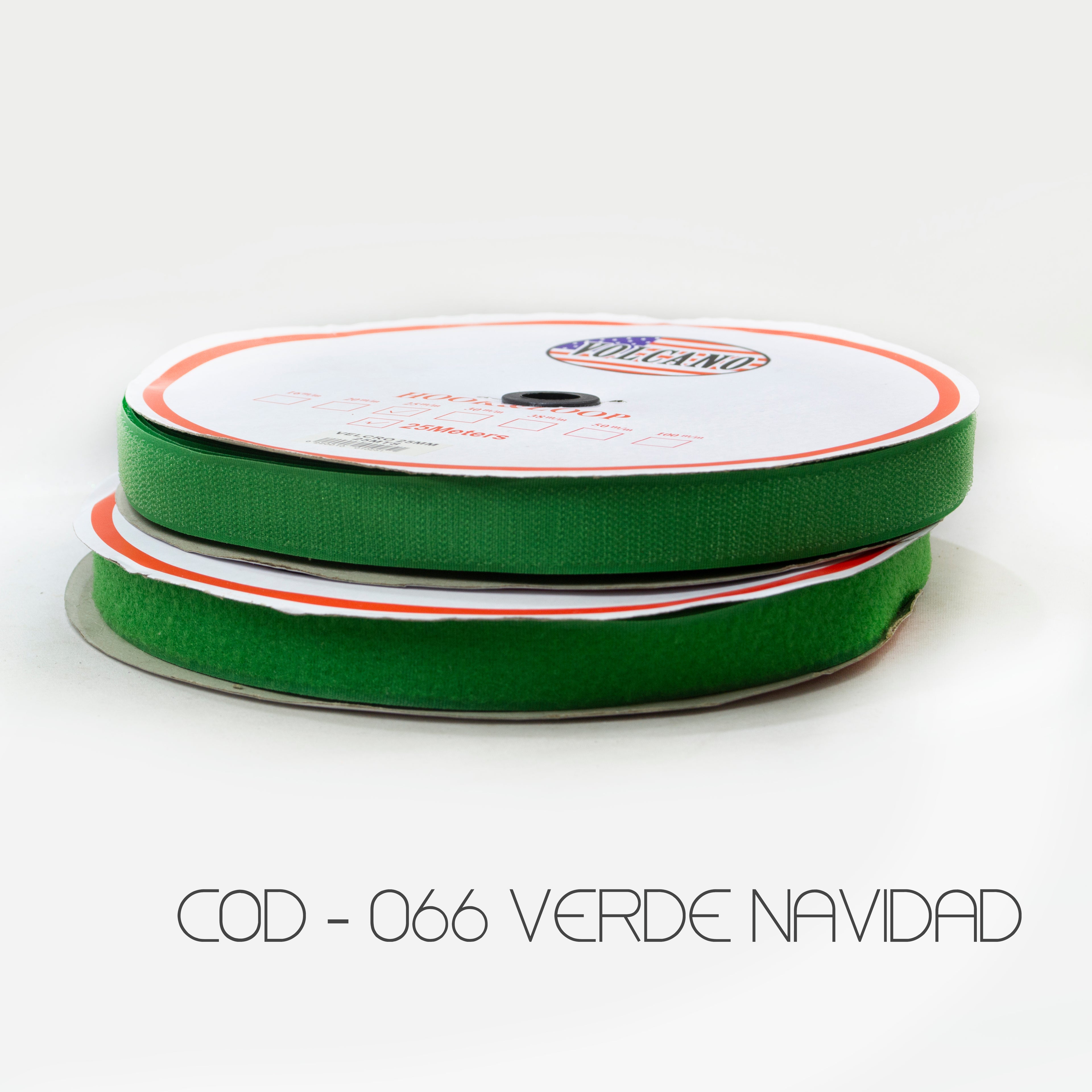 VELCRO VERDE NAVIDAD 066