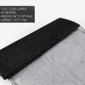 TULL BRILLANTE NEGRO