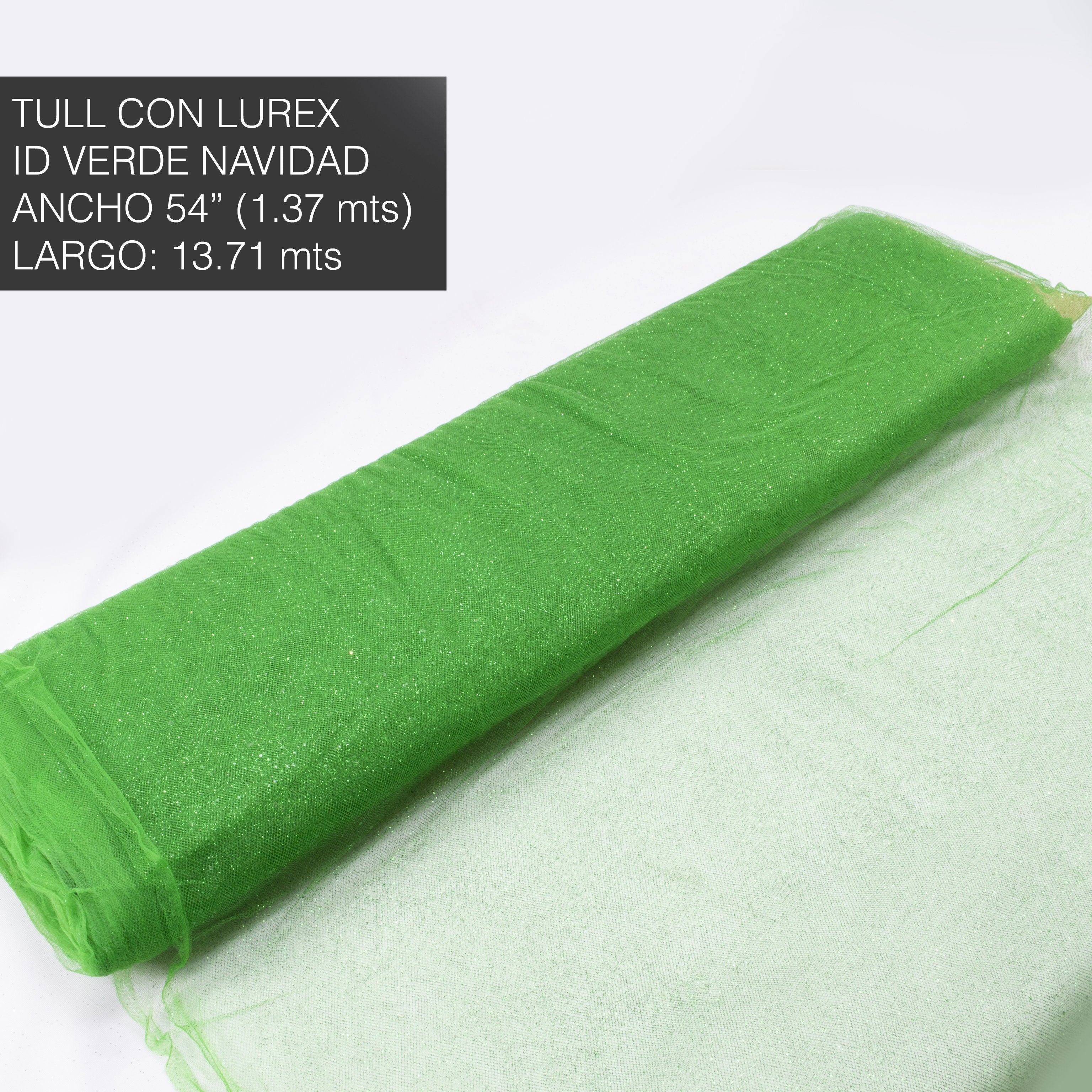 TULL BRILLANTE VERDE NAVIDAD